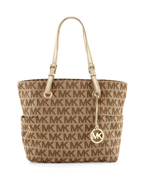 michael kors beautiful brown tan satchel tote shoulder bag retail|Michael Kors mini tote bags.